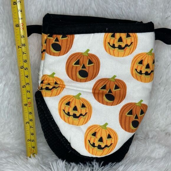 NWT Martha Stewart Halloween Fall Pumpkin Oven Mitts - Set of Two - Picture 4 of 8